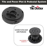 The Tile Doctor 914799-72 Black Wood Beam Auto Leveling Head for Adjustable Pedestal for Tile and Paver Pedestal System 72-Pack