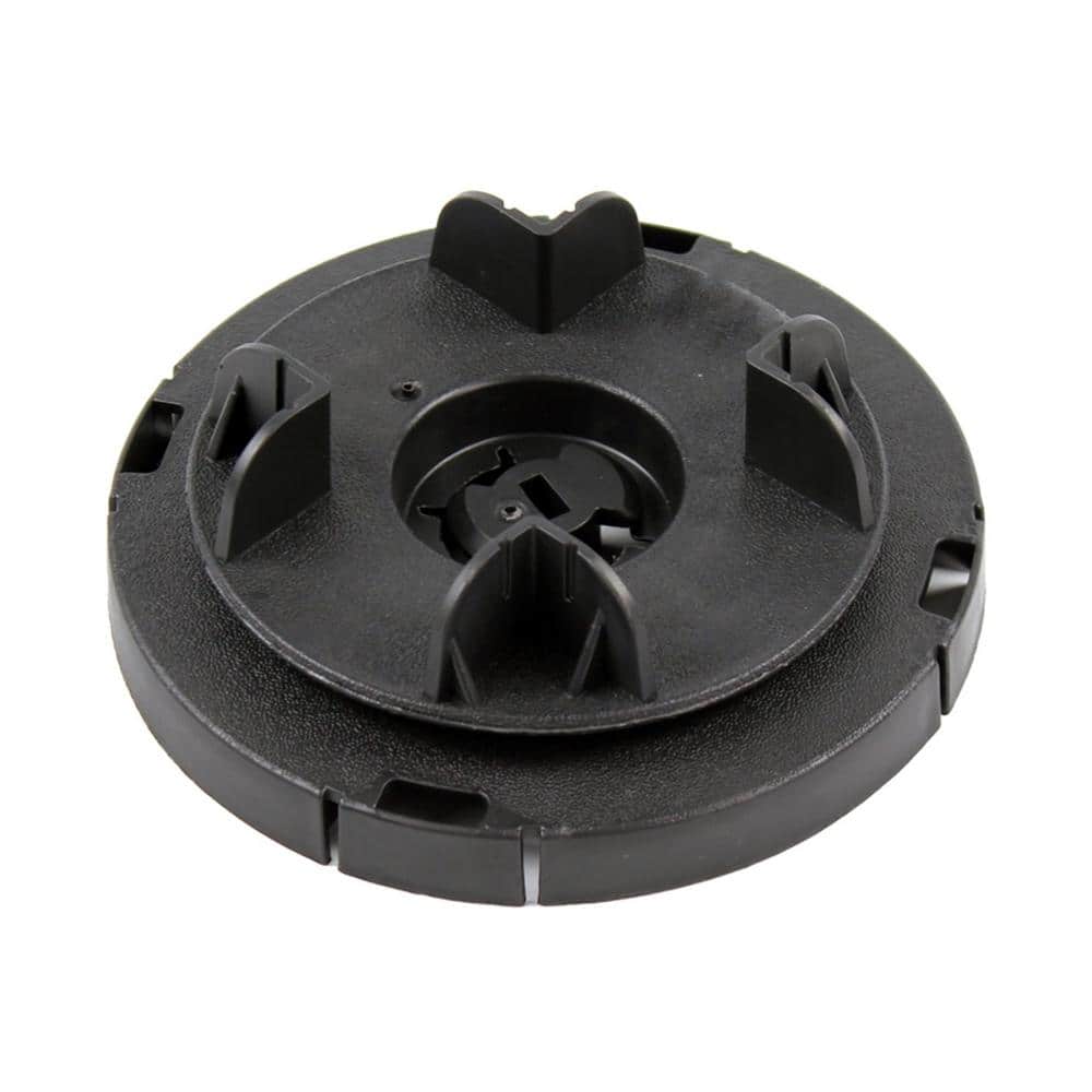 The Tile Doctor 914805-12 Black Wood Beam Auto Leveling Head Holder for Adjustable Pedestal for Tile and Paver Pedestal System 12-Pack