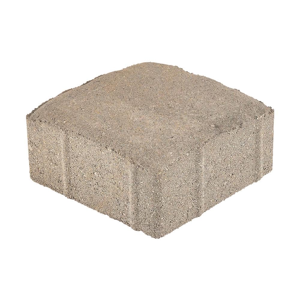 Pavestone Plaza Square 5.5 in. L x 5.5 in. W x 2.36 in. H 3-Tone Brown Concrete Paver (480-Pieces/100 sq. ft./ Pallet)