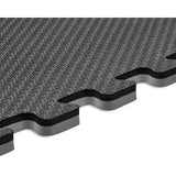 Norsk Black/Gray 24 in. x 24 in. x 0.51 in. Foam Interlocking Reversible Floor Mat (6-Pack)