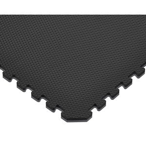 Norsk Dazzling Blue/Black 24 in. x 24 in. EVA Foam Truly Reversible Sport MMA Interlocking Tile (36-Tile)