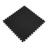 Norsk Rhino-Tec 18.3 in. x 18.3 in. Black PVC Sport and Gym Flooring Tile (6-Pieces)