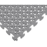 Norsk Multi-Purpose 18.3 in. x 18.3 in. Dove Gray Commercial PVC Garage Flooring Tile with Vented Drain Pattern (6-Pieces)