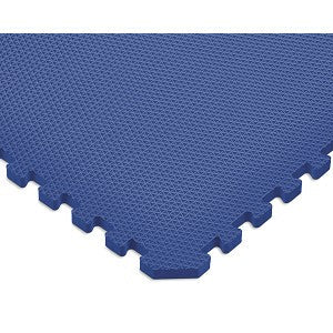 Norsk Solid Blue 24 in. x 24 in. EVA Foam Sport Interlocking Tiles (4-Pack)