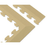 Norsk 9.5 in. x 18.5 in. Beige Multi-Purpose Commercial PVC Garage Flooring Tile Trim Kit (20 sq. ft.)