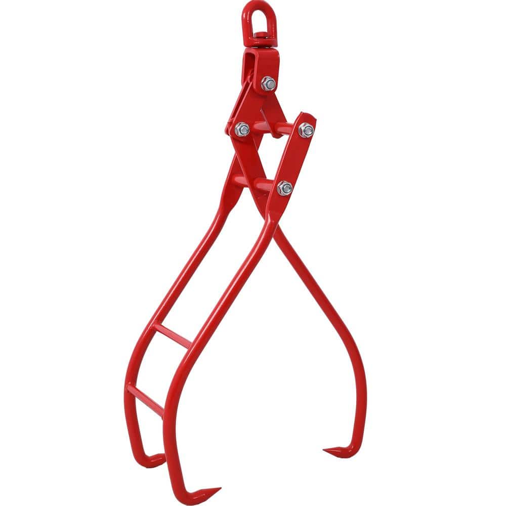 Tidoin 28 in. 3-Claw Heavy Duty Log Grapple Eagle Claws Design Log Lifting Tongs Log Grabs for Lumber