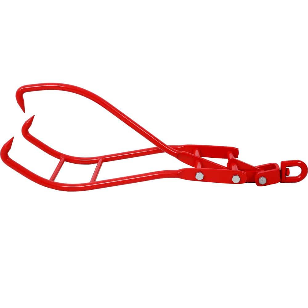 Tidoin 28 in. 3-Claw Heavy Duty Log Grapple Eagle Claws Design Log Lifting Tongs Log Grabs for Lumber