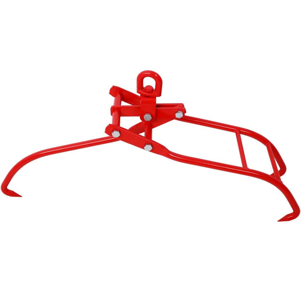 Tidoin 28 in. 3-Claw Heavy Duty Log Grapple Eagle Claws Design Log Lifting Tongs Log Grabs for Lumber