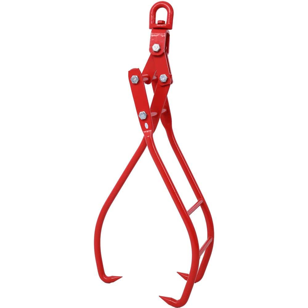 Tidoin 36 in. 3-Claw Heavy Duty Log Grapple Eagle Claws Design Log Lifting Tongs Log Grabs for Lumber