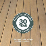 TimberTech Composite Legacy 1 in. x 6 in. x 1 ft. Grooved Tigerwood Composite Sample (Actual: 0.94 in. x 5.36 in. x 1 ft)