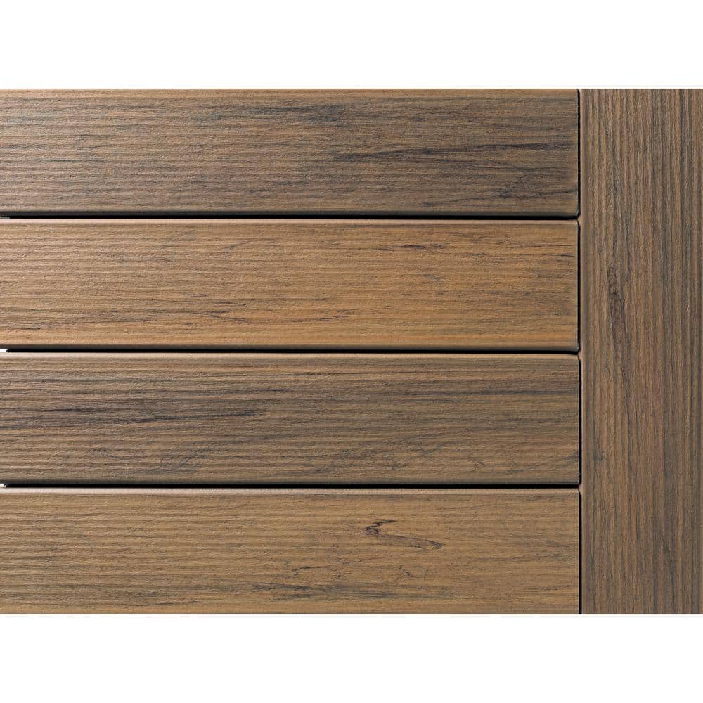TimberTech Composite Legacy 1 in. x 6 in. x 1 ft. Grooved Tigerwood Composite Sample (Actual: 0.94 in. x 5.36 in. x 1 ft)