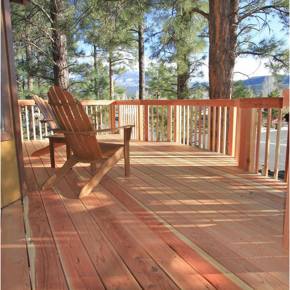 Construction Common Redwood Lumber (Common: 3-3/8 in. x 3-3/8 in. x 8 ft.; Actual: 3.375 in. x 3.375 in. x 8 ft.)
