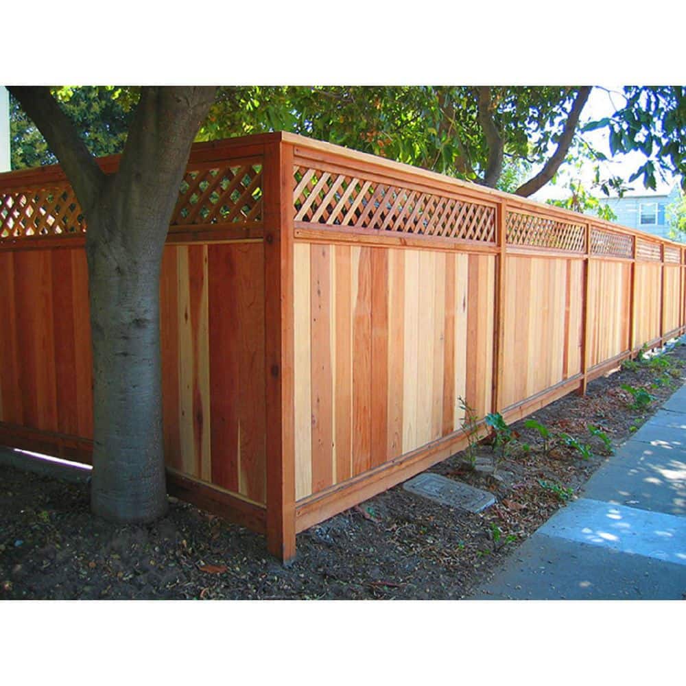 Construction Common Redwood Lumber (Common: 3-3/8 in. x 3-3/8 in. x 8 ft.; Actual: 3.375 in. x 3.375 in. x 8 ft.)