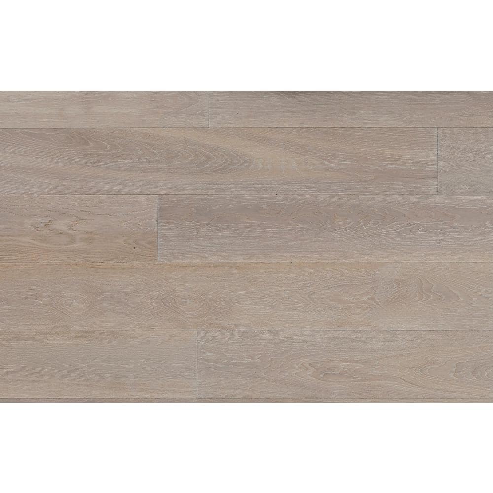 ASPEN FLOORING Timber Wolf White Oak 1/2 in. T x 7.5 in. W Water Resistant Wire Brush Engineered Hardwood Flooring (31.09 sqft/case)