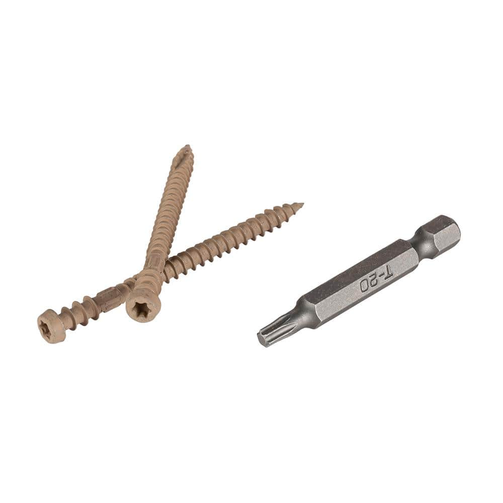TimberTech TOPLoc for Composite Sand 100 sq. ft. (350 - 2 1/2-in screws, 2 bits)