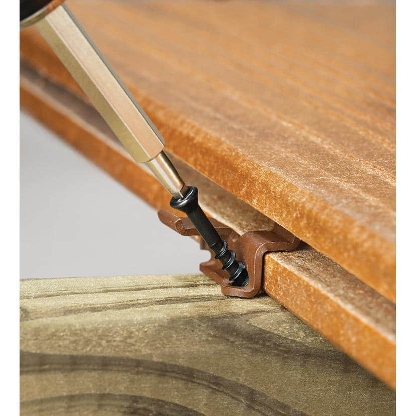 TimberTech CONCEALoc Hidden Fastener 100 sq. ft. (175 CONCEALoc Fasteners, 184 Screws and Drive Bit)