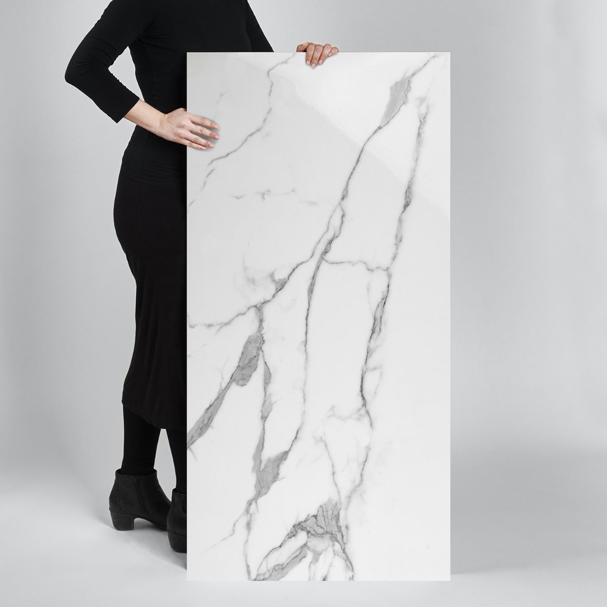 DreamStone Statuario Valley 24x48 Polished Porcelain Tile - Lux Tile