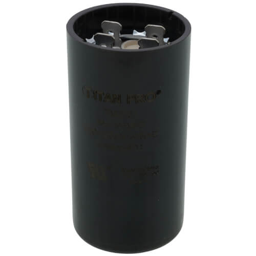 Titan Pro TMJ161 capacitor - front view (Voltage: 110-125V; MFD: 161-193)