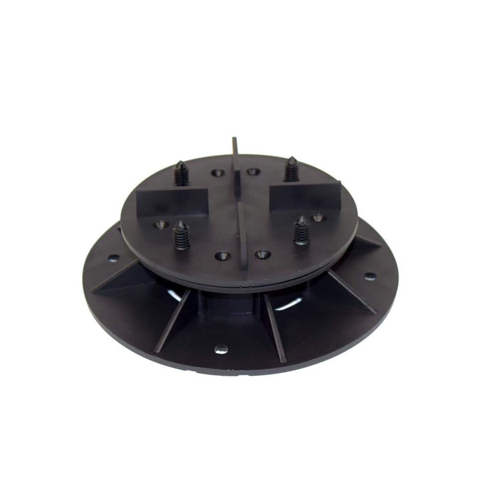 TO/GO DTG-S1 1.57 in. to 2.17 in. Deck Tile Compatible Plastic Adjustable Pedestal Support (8-Pack)