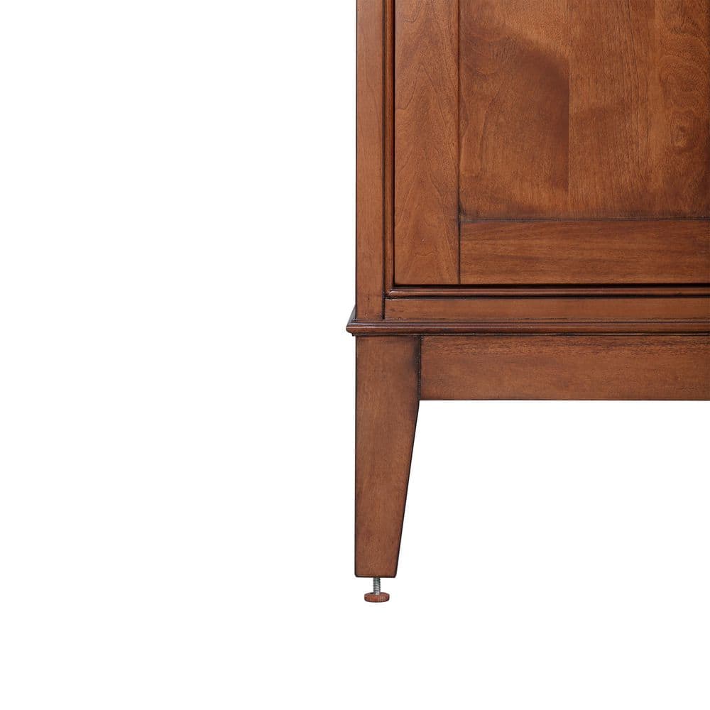 Avanity Madison 24" W x 16" D x 71" H Tobacco Linen Cabinet