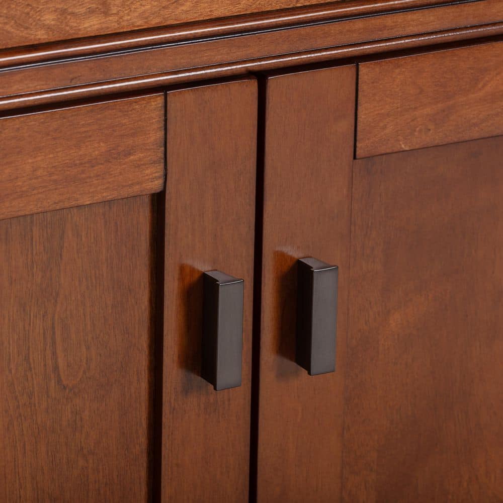 Avanity Madison 24" W x 16" D x 71" H Tobacco Linen Cabinet