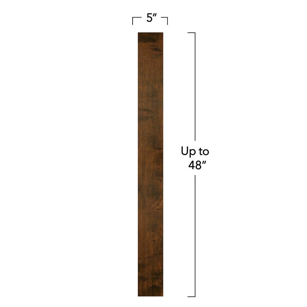 Mohawk Olde Town Tobacco Birch 0.37 in. T x 5 in. W Hand Scraped Engineered Hardwood Flooring (22.97 sq. ft./case)
