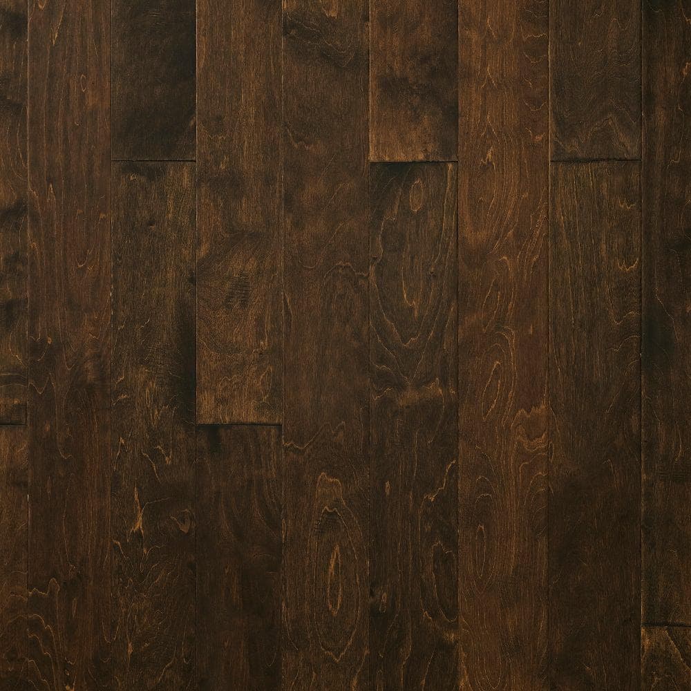 Mohawk Olde Town Tobacco Birch 0.37 in. T x 5 in. W Hand Scraped Engineered Hardwood Flooring (22.97 sq. ft./case)