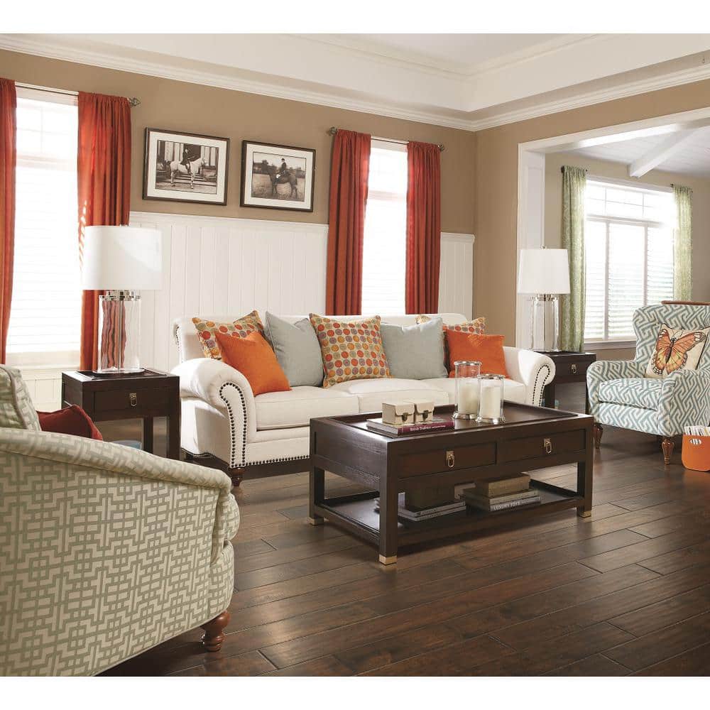 Mohawk Olde Town Tobacco Birch 0.37 in. T x 5 in. W Hand Scraped Engineered Hardwood Flooring (22.97 sq. ft./case)