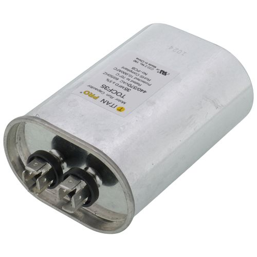 Titan Pro TOCF35 capacitor - detail view (Product Type: Capacitor; Voltage: 440/370V)