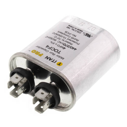 Titan Pro TOCF4 capacitor - detail view (Product Type: Capacitor; Voltage: 440/370V)