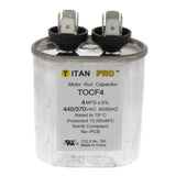 Titan Pro TOCF4 capacitor - front view (Product Type: Capacitor; Voltage: 440/370V)