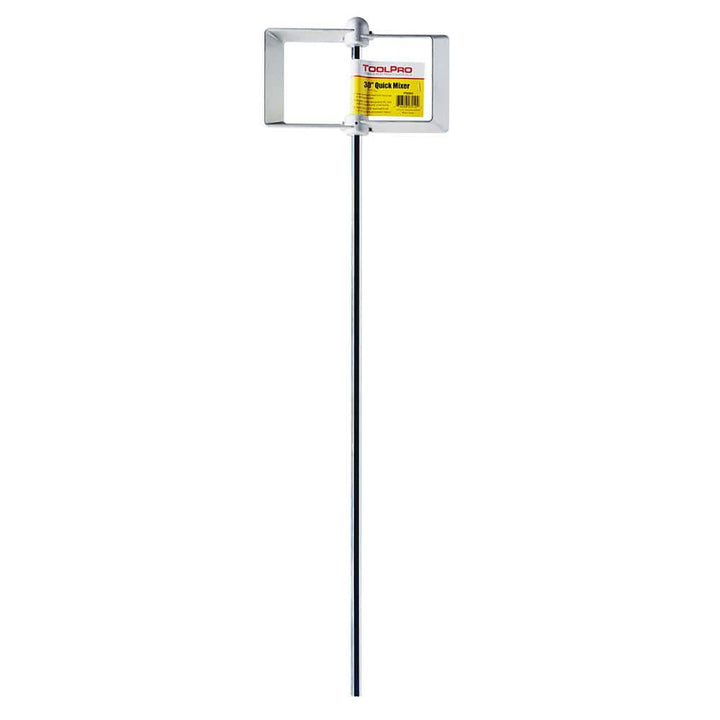 ToolPro 30 in. Cast Aluminum Die Cast Drywall Mud Mixer with 7/16 in. Hex Shaft