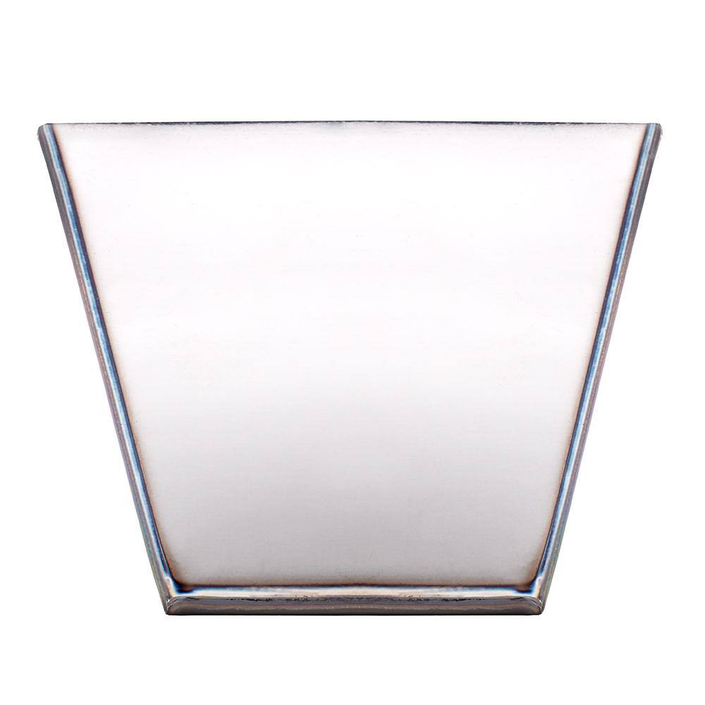 ToolPro 12 in. Stainless Steel Mud Pan with Sheared Edges