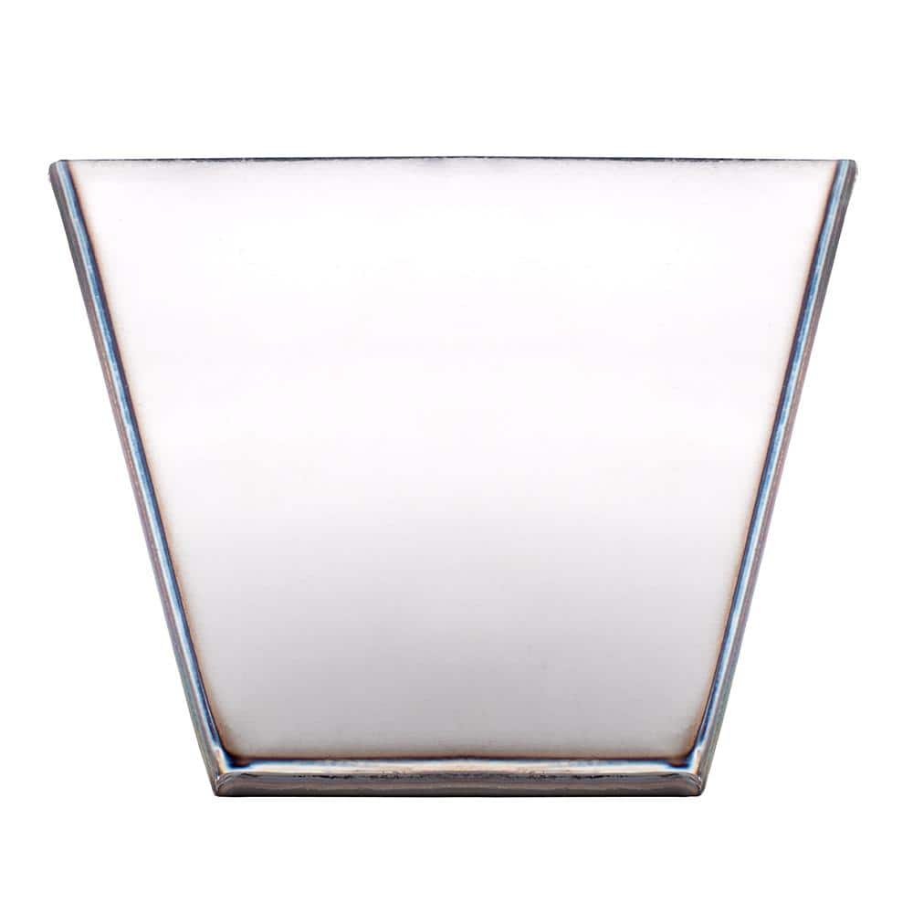 ToolPro 14 in. Stainless Steel Mud Pan with Sheared Edges