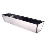 ToolPro 18 in. Stainless Steel Mud Pan with Sheared Edges