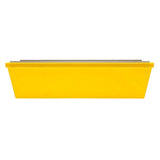 ToolPro 12 in. Heavy Duty Textured Plastic Yellow Plastic Mud Pan