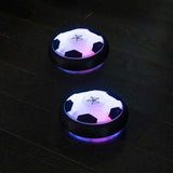 Trademark Games Hover Soccer Ball Multi-Color Air Soccer Balls with LED Lights and Soft Bumpers for Safe Indoor Play (2-Pack)