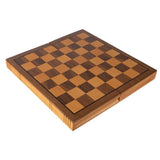 Trademark Games Wooden Book Style Chess Board with Staunton Chessmen