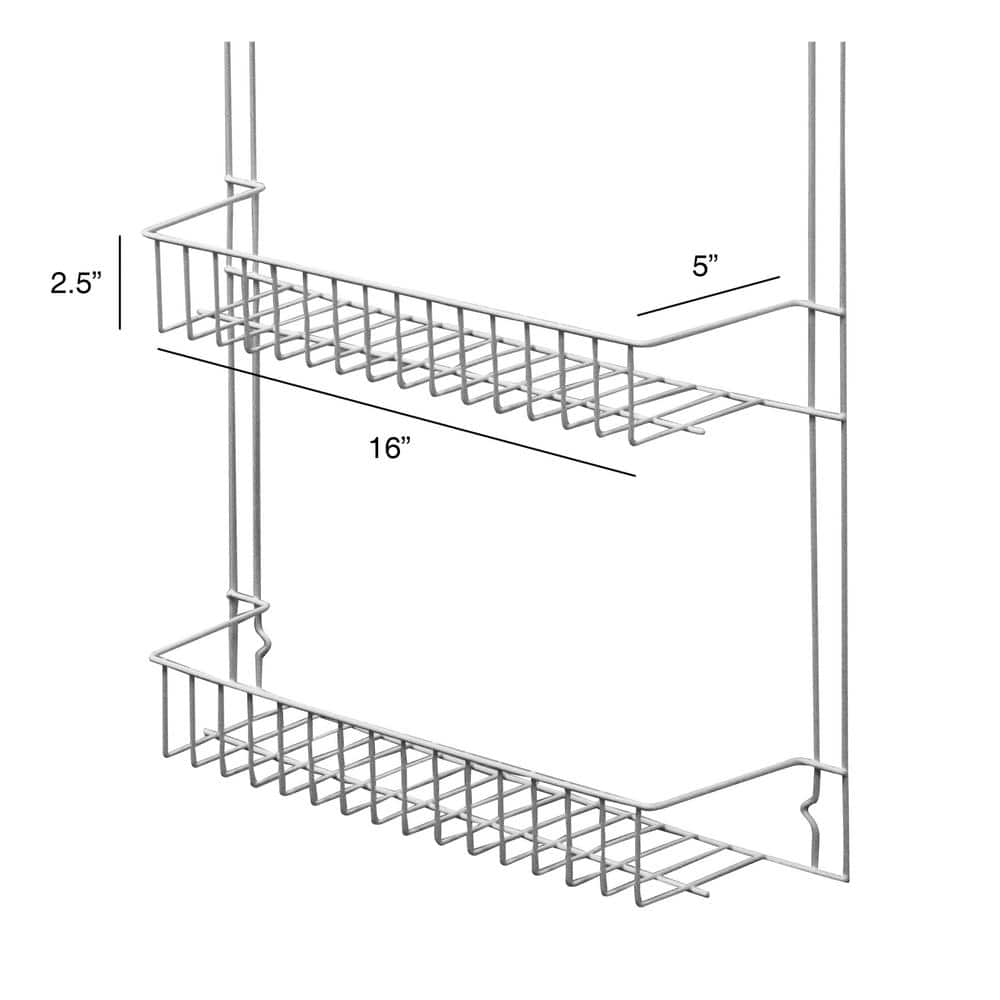 Trademark Home 6-Shelf Overdoor Storage Rack