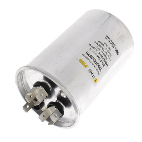 Titan Pro TRCFD3575 capacitor - detail view (Product Type: Capacitor; Voltage: 440/370V)