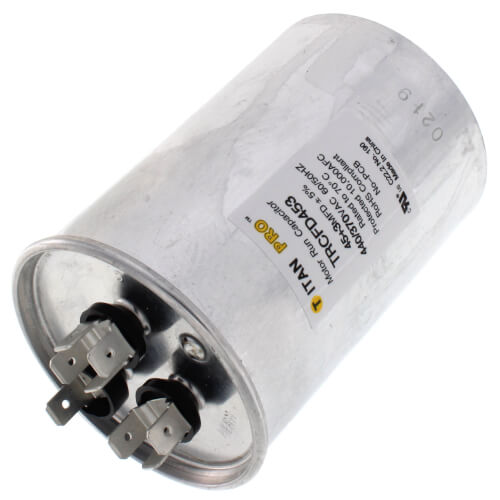 Titan Pro TRCFD453 capacitor - detail view (Product Type: Capacitor; Voltage: 440/370V)