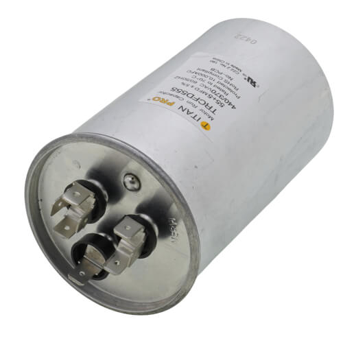 Titan Pro TRCFD555 capacitor - detail view (Product Type: Capacitor; Voltage: 440/370V)