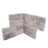 MSI Trevi Gray Ledger Corner 6 in. x 6 in. x 6 in. Natural Travertine Wall Tile (2.5 sq. ft./Case)
