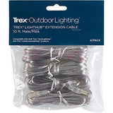 Trex LightHub Deck Lighting 10 ft. Male Wire (4-Pack)