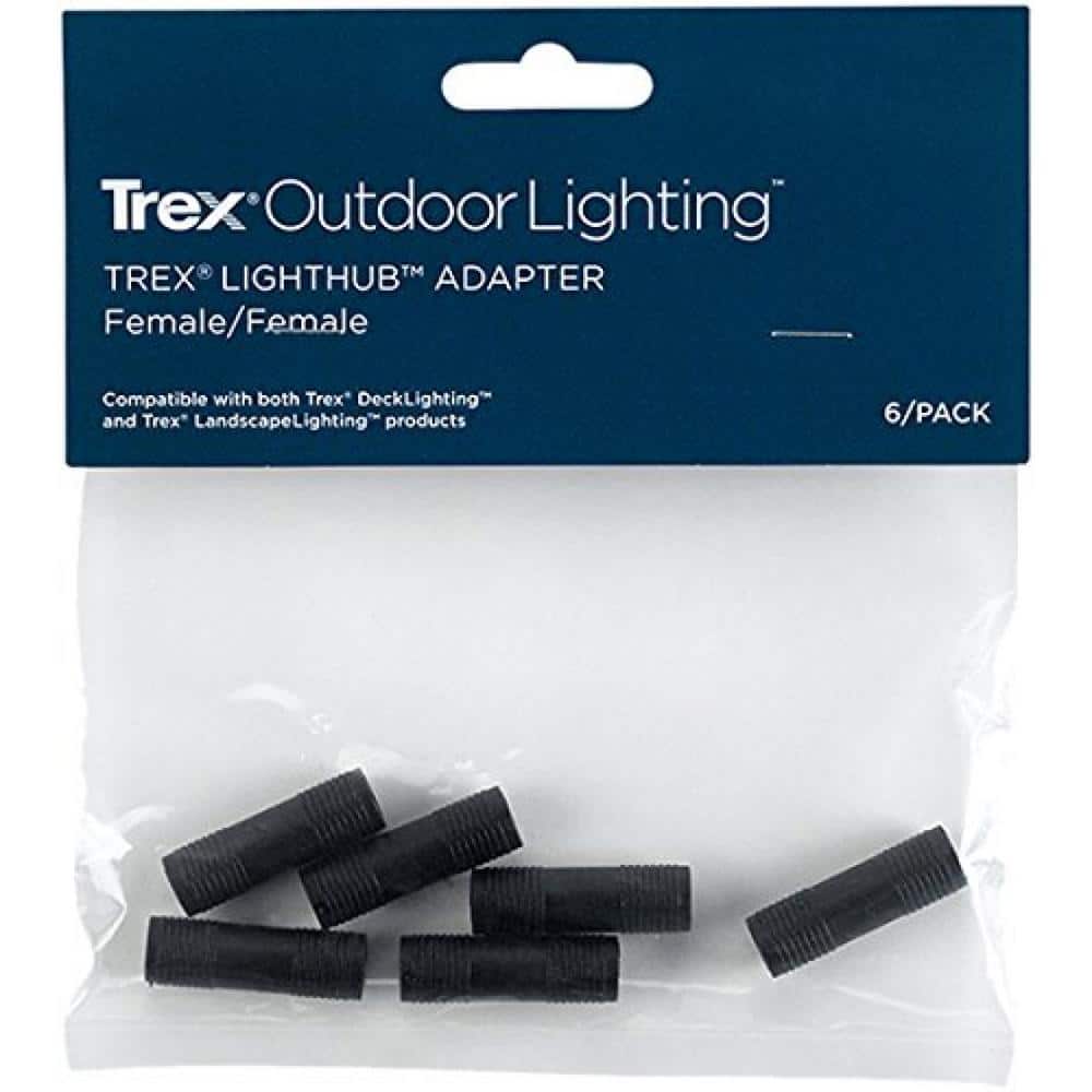 Trex Deck Lighting Female To Female Adapter (6-Pieces/Pack)