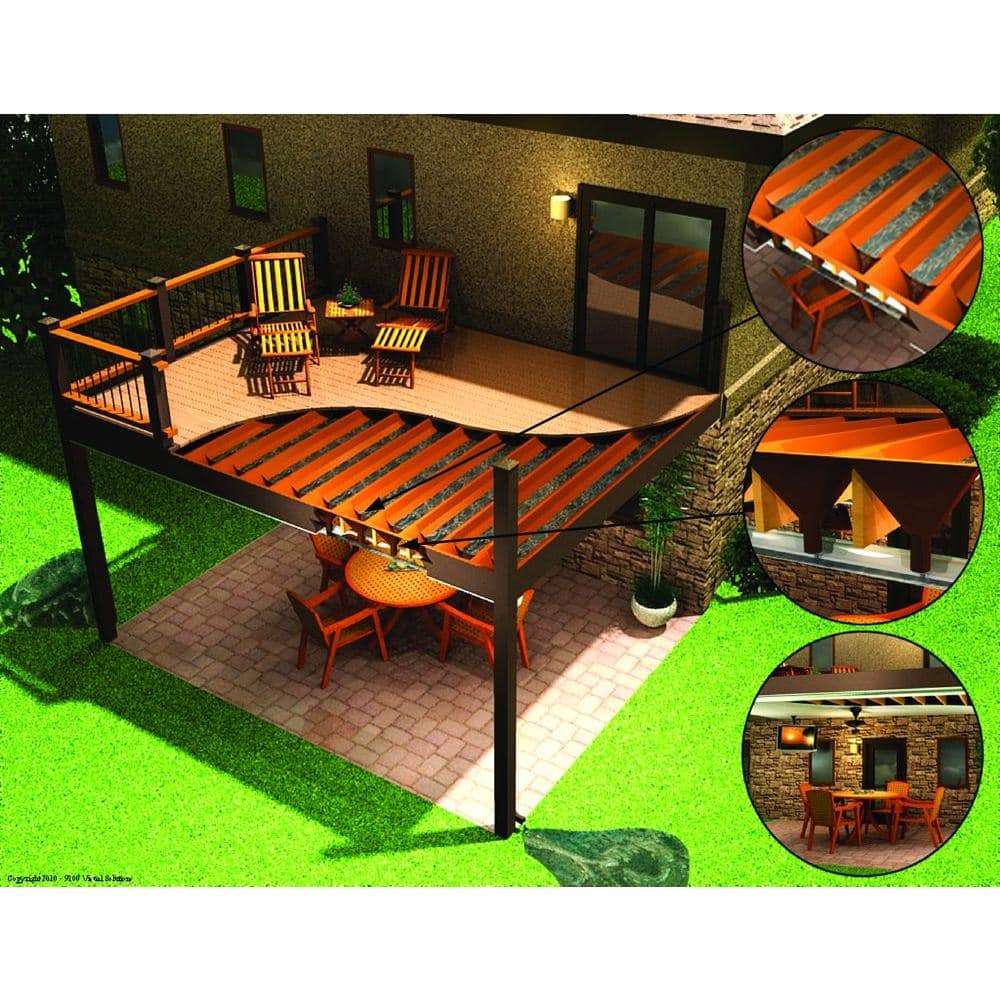 Trex RainEscape Trex 12 in. x 16 in. x 10 in. RainEscape Deck Drainage System Downspout