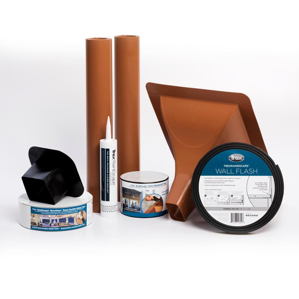 Trex RainEscape Deck Drainage System Wall Flash