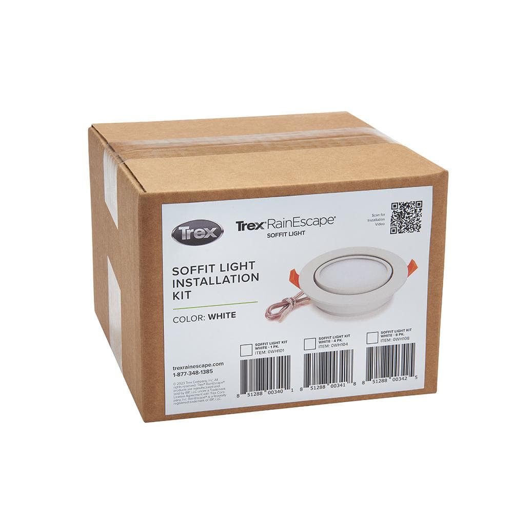Trex RainEscape Soffit Light Kit - 1 Light - White