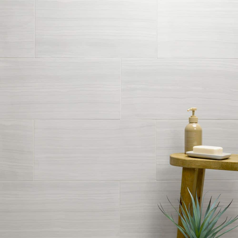 MSI Trinity Ivory 12 in. x 24 in. Matte Porcelain Floor and Wall Tile (14 sq. ft. / Case)