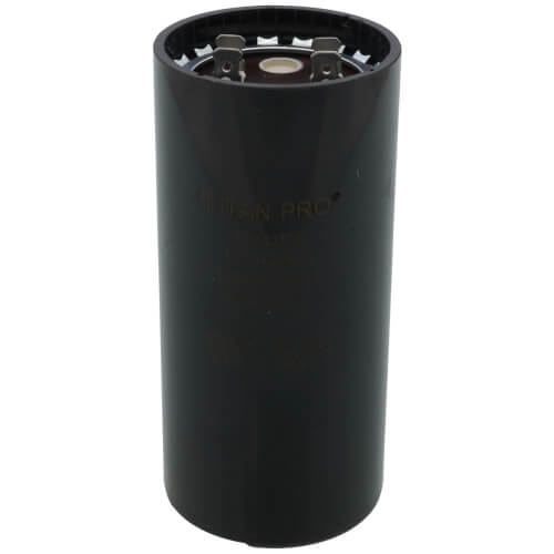 Titan Pro TRMJ135 capacitor - front view (Voltage: 330v; MFD: 135-162)